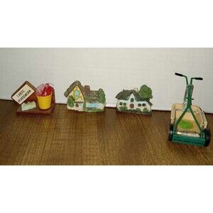 House Themed Refrigerator Magnets - Lot of 4